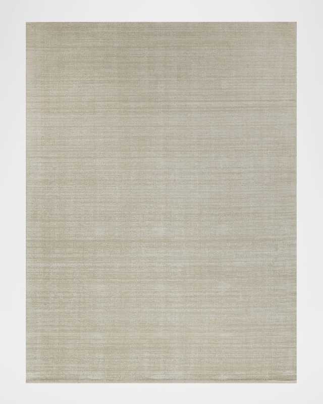 Martelli Modern Hand-Loomed Light Beige Rug, 8' x 10'